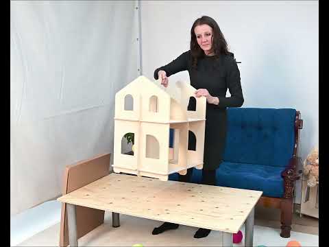 Large Plywood Dollhouse for kids